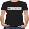 Tstars - Bacon Chemistry Periodic Table Funny T-Shirt