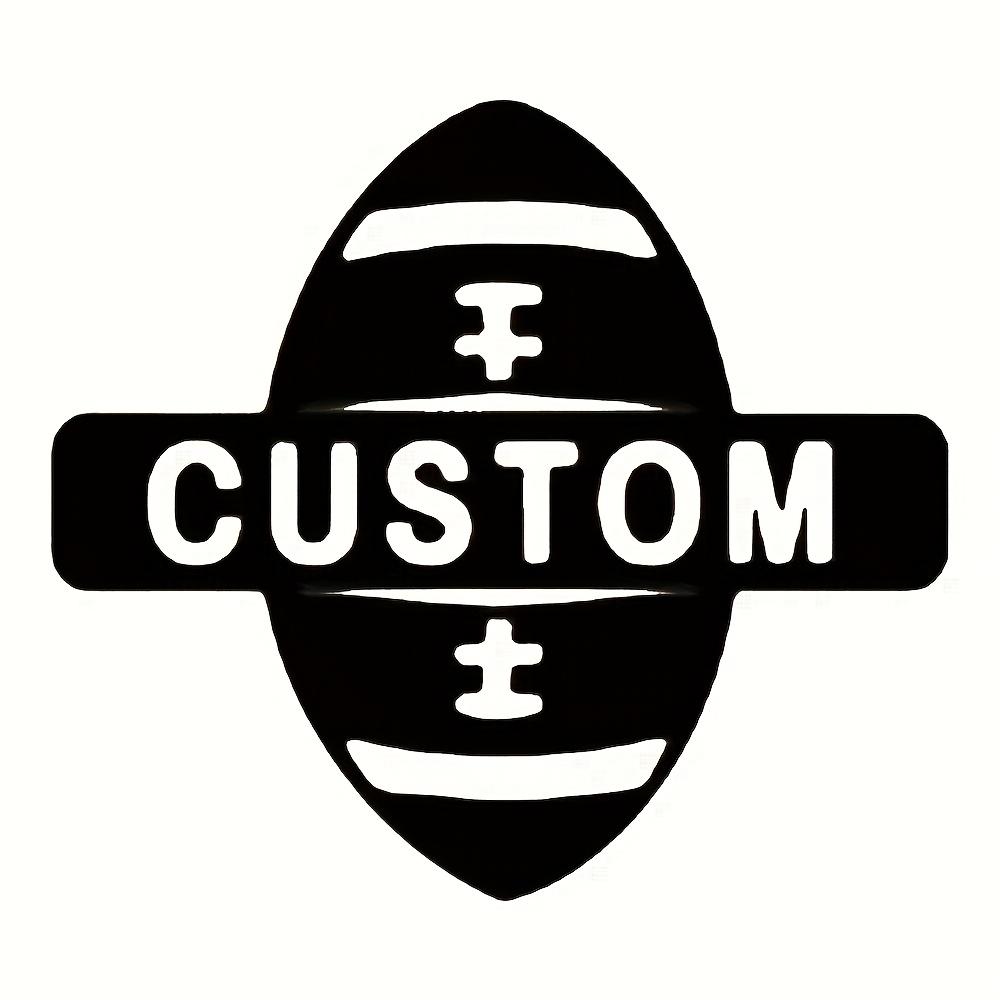 

Персонализированное Металлическое Настенное Искусство Футбольной Тематики - Табличка с Именем Игрока на Заказ, 2D Стиль, Спортивный Домашний Декор, Идеальный Подарок для Фаната, Не Требуется Электричество. M