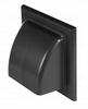 Round Duct Exhaust Cover (Fi100) Graphite - A-Ko100-30Gr