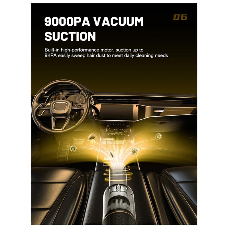 

HHO-130000RPM Powerful Air Blower Turbo Violent Fan With 2 Nozzles 52M/S Handheld Turbo Jet Fan Car Dryer Brushless Motor сірий