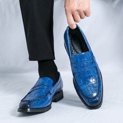 Fashion Classic Men's Casual Loafers Driving Shoes Moccasin Fashion Male Comfortable Wedding Leather Shoes Men Business Black Dress Shoe