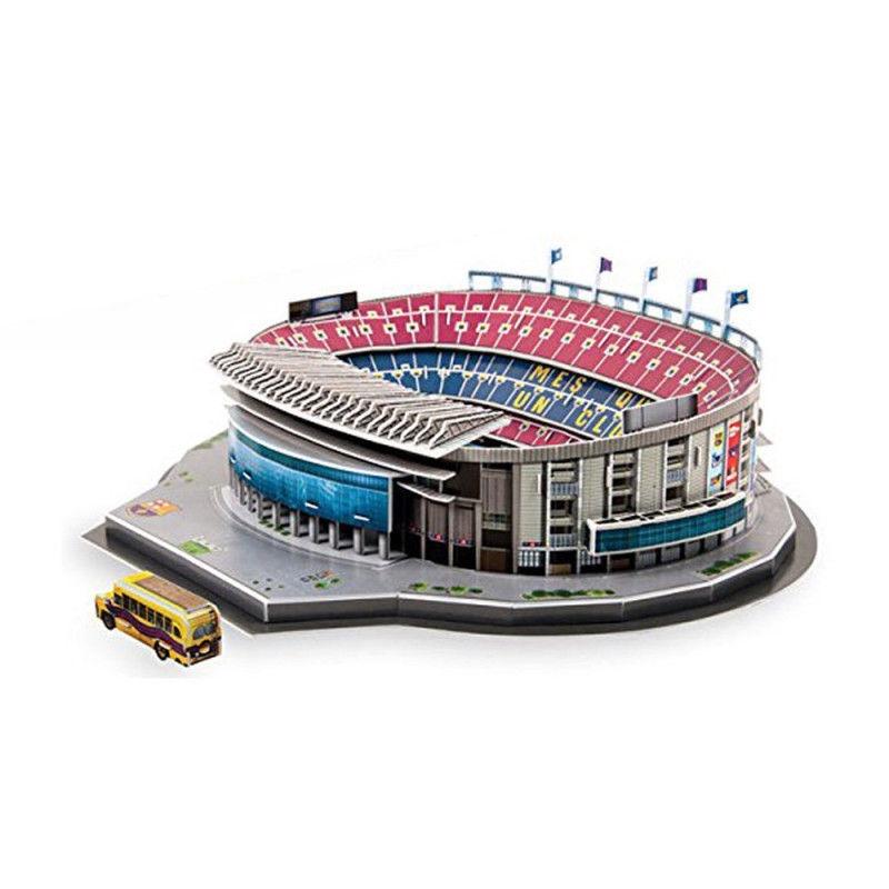 Exquisite Barcelona Camp Nou Stadium 3d Puzzle Football Club Jigsaw Model Toy