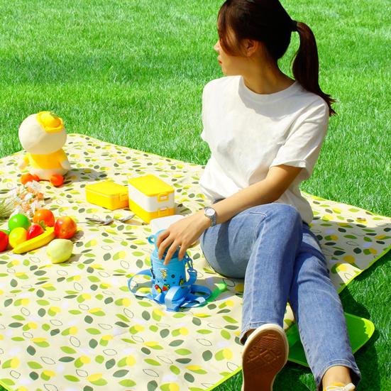 200x150CM Outdoor Picnic Blanket Portable Extra Large Oxford Cloth Waterproof Sand-proof Beach Mat Foldable Rectangle Camping Moisture-proof