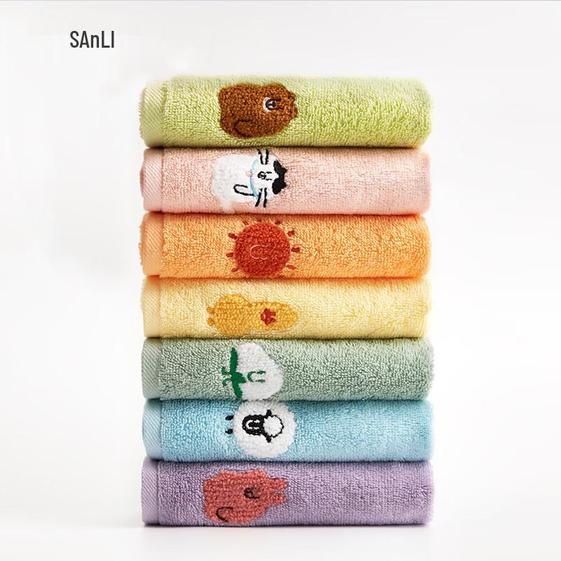 Мягкое вышитое полотенце для лица Sanli Kids (2-Pack)