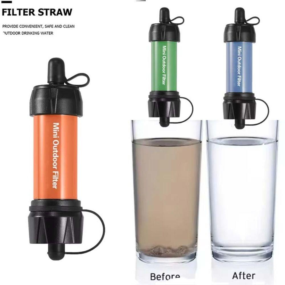 Straw Mini Water Filter Straw Mini Drinking Water Filtering Straw Emergency