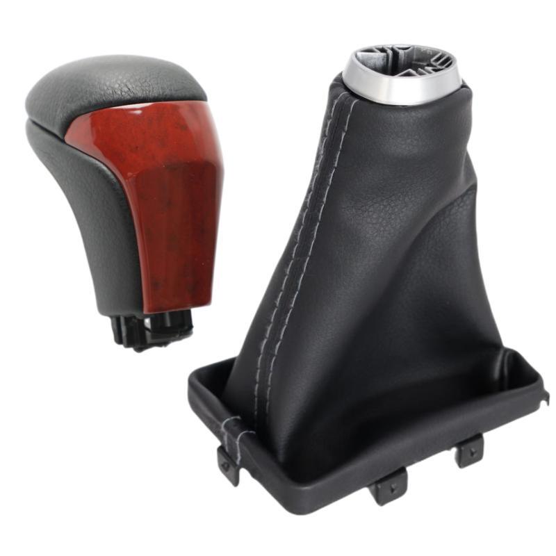 Manopla de Câmbio Automático Para Toyota Highlander Land Cruiser Prado Styling de Carro Couro Alavanca Seletora Cobertura de Fole Caixa