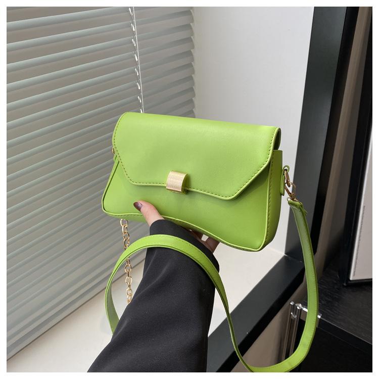 

Премиальная женская сумка 2024 года, новая сумка-багет, ретро-сумка для переноски под мышкой, сумка-мессенджер для девушек в иностранном стиле зелёный