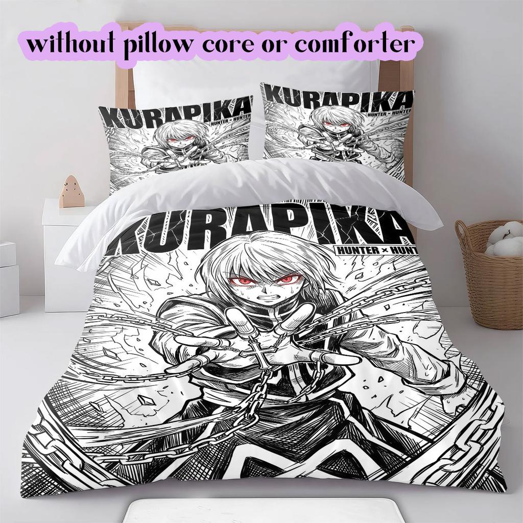 Hunter anime character Soft and Comfortable Duvet Cover, Children's Bedding Set Gift, Extra Large Size, Various Sizes Available