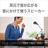 Sony Wireless Neckband Speaker SRS-NB10: Neck-worn style / Equipped with two high-performance microphones for teleworking / Lightweight for comfortabl
