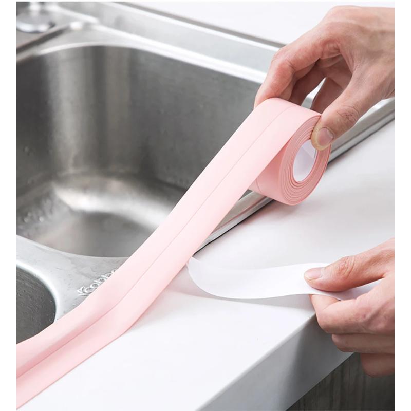 3.2M Waterproof Sealant Tape Self-Adhesive Caulk Strip For Kitchen, Bathroom, Toilet, Sink, Wall, Corner Sealing Anti-Mold