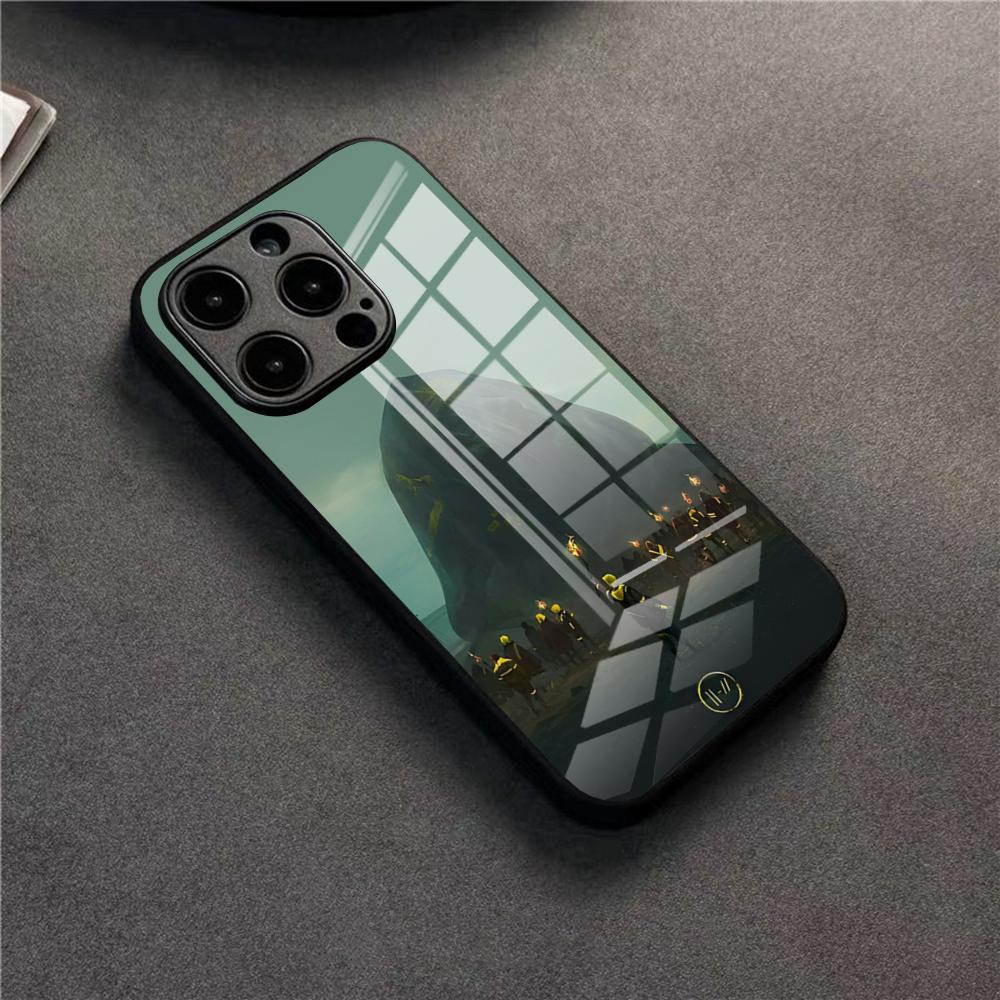 Twenty One Pilots Phone Case For 17 Pro Max IPhone 16 Pro 14 12 11 13 Mini X XR XS 15 Plus SE Glass Cover