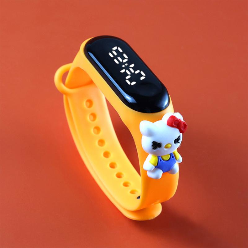 Cartoon  Electronic  Watch Life Waterproof Student Touch Screen Digital Led Watch (mi 3 Movement)