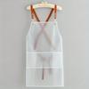 Stylish & Durable All-in-one Apron - Resistant, Transparent with Adjustable Straps, Ideal for Hairdressers, Barbers, Housewives & Chefs
