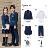 Children's British Academy Style School Uniform Set - Tuxedo and Kindergarten Variations