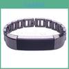 Pulseira de Aço Inoxidável Elegante Para Fitbit Alta Hr Com Fecho de Liberação Rápida