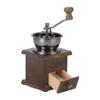 Ruční mlýnek na kávu Přenosný retro klasický jemně leštěný vytahovací mlýnek na kávová zrna