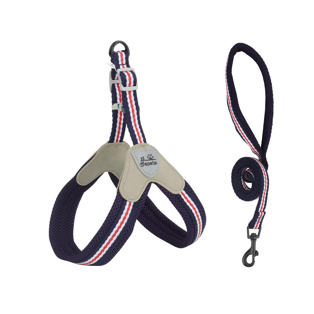 Vest Style Dog Harness Leash Set Chest Strap Leashes Pet Harness for Small Medium Dogs