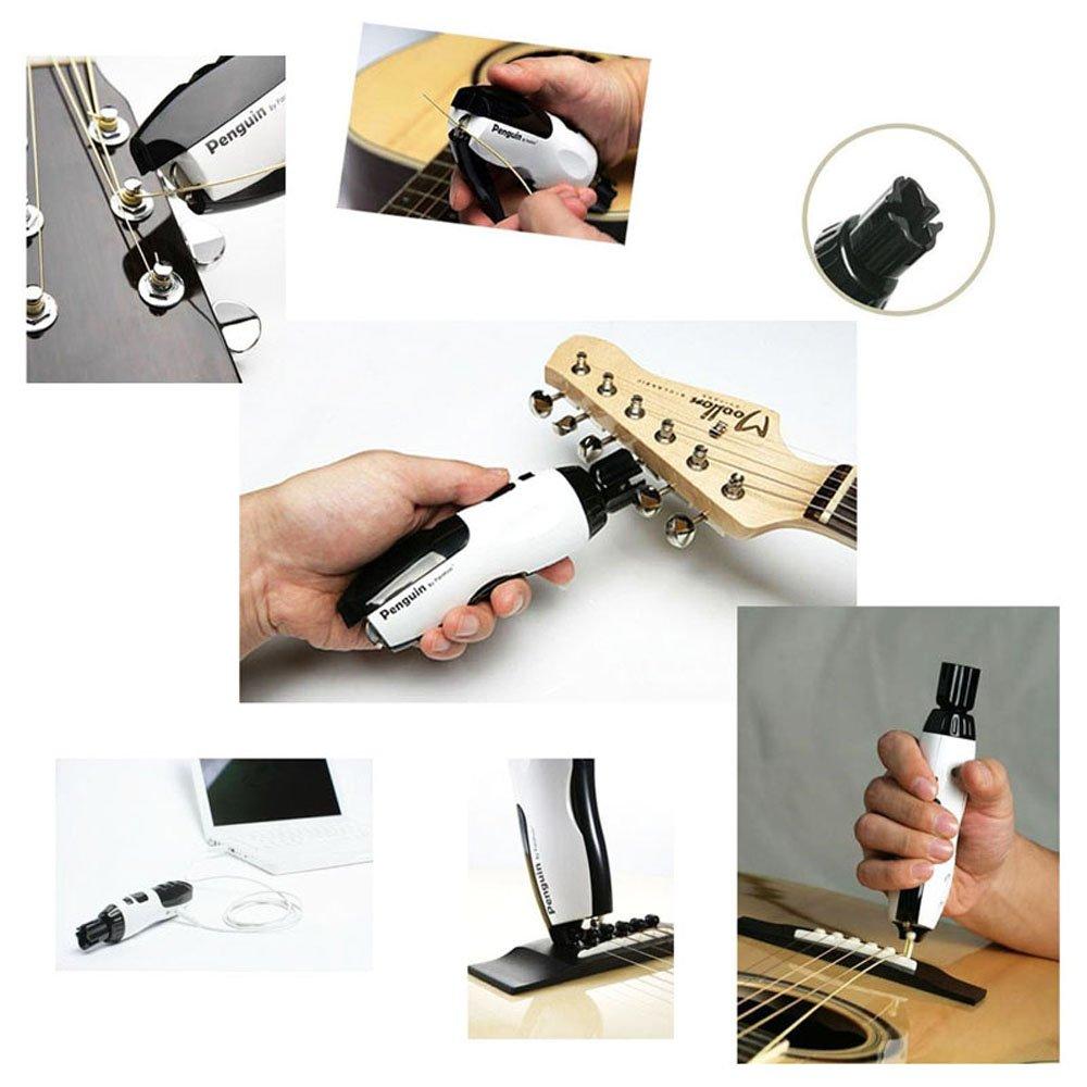 Paratuss Penguin PST-30C Electric Winder, String Cutter and Bridge Pin Puller, USB Rechargeable, Electric Peg Winder