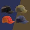 Street Style Workwear Baseball Cap Color Block Corduroy UV Protection Adjustable Unisex Sun Hat for Casual Outdoor Wear