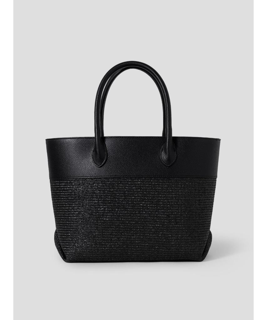 The Aperture Basket Rattan Bag Black (Ta67D4A025)