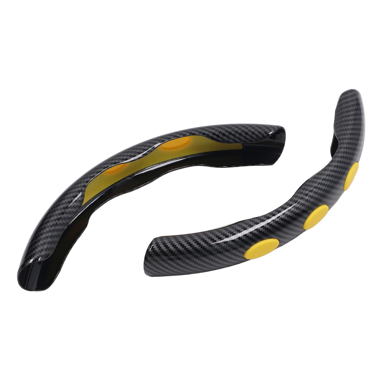 

2 шт. Накладка на руль автомобиля в стиле карбонового волокна, процесс переноса воды, замена для Kia Sportage Niro, черная