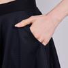 J Jane V-Band Mesh Flare Skirt (Black)