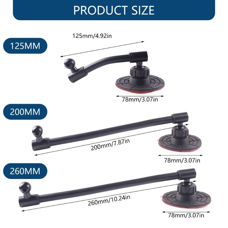 Multiple Surfaces Car Phone Holder Base With Powerful Adhesive For Smartphone Navigation Devices Stable 17mm Ball Mounts