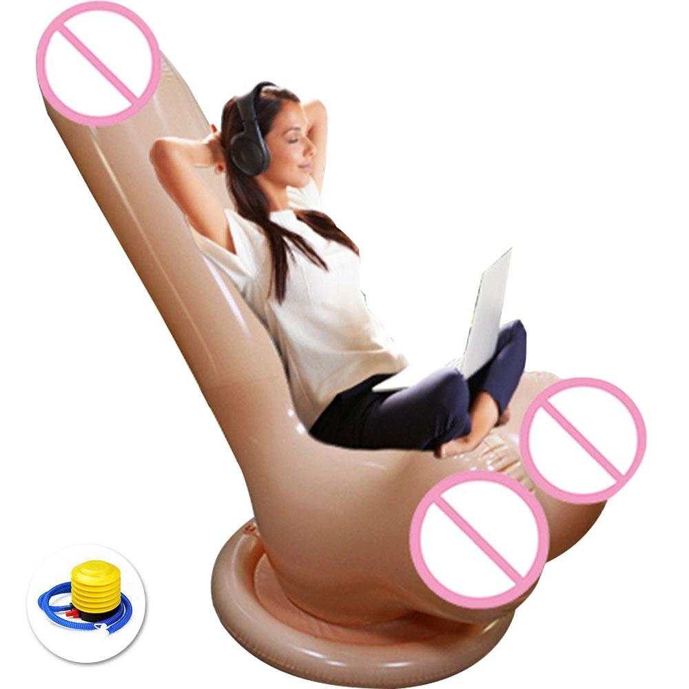 Penis fals mare, vibrator gonflabil, pernă sexuală, pernă gonflabilă, pentru postură sexuală ușoară, canapea sexuală, cuplu, jucării pentru pat, jucării sexuale