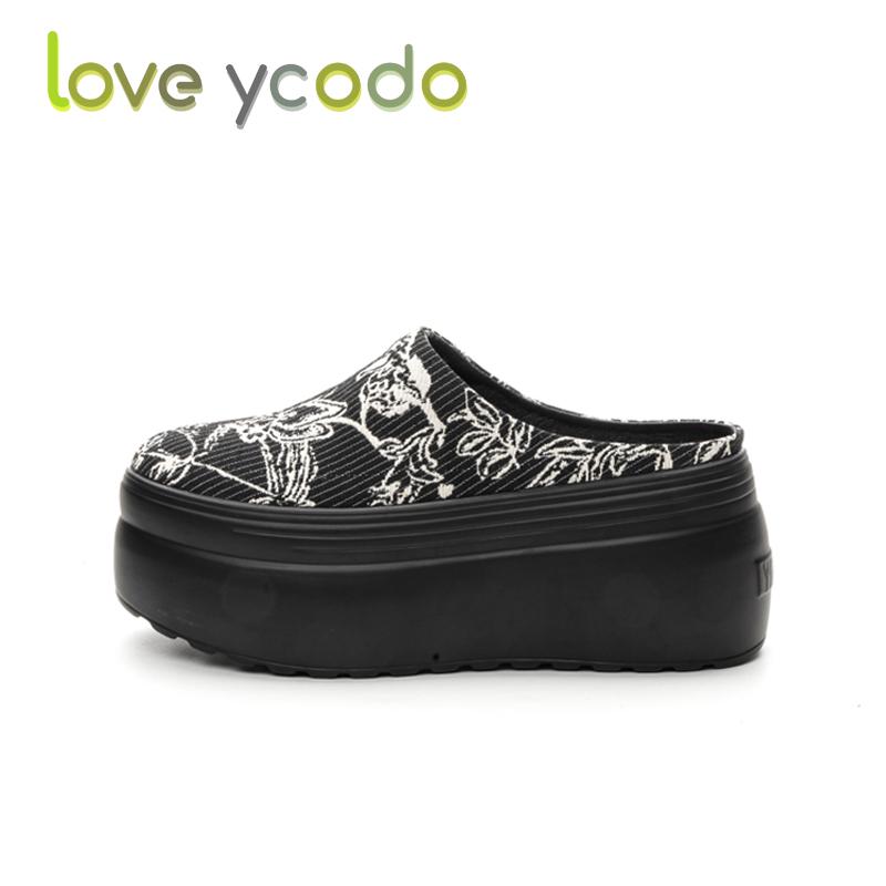 Жіноче повсякденне взуття Модне повсякденне на товстій підошві Водонепроникна платформа Зручне весна літо осінь осінь Студентська мода повсякденне взуття