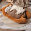 Cartoon Bear Shape Pet Mat Anti-slip Soft Dog Sleeping Pads Thickened Comfortable Pet Sleeping Nest Autumn Winter