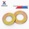 Yellow Color-Plated Zinc Flat Washer, Oversized 4.8 Grade Metallic Gold, Thickened & Thin Shim Options