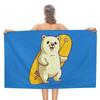 Bear Pattern Beach Towels Quick Dry Oversized Beach Blanket Sand Free Travel Swimming Yoga Bath Towel For Adults And Kids