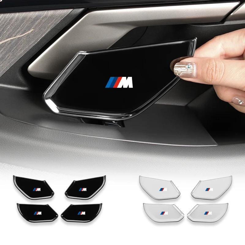 BAAK1 New 2025 For BMW 5 Series G60 2024 Car Interior Door Bowl Decorative Plate Door Handle Puller Protection Sticker Car Accessories