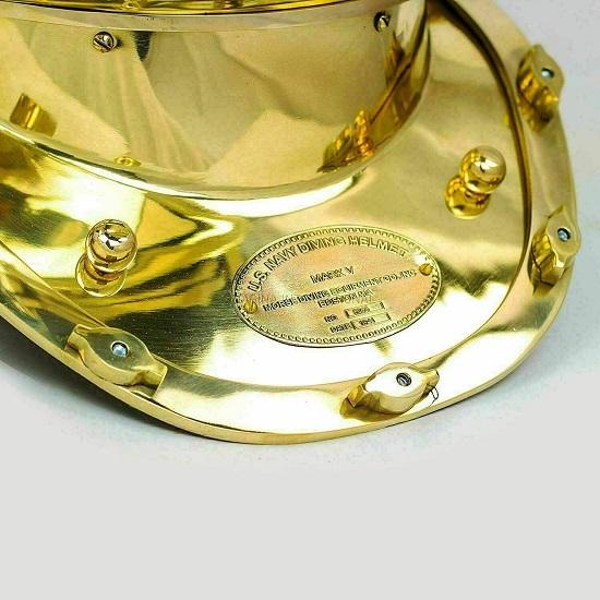 Casque De Plongée 18 En Acier Style Vintage US Navy Mark V – Reproduction Ancienne