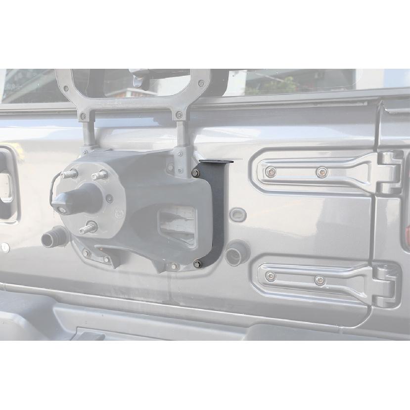 Car Tailgate Rear Door Hinge Antenna Bracket Mount Holder for Jeep Wrangler JL 2018   2022 2023 Exterior