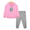 Boys Girls Hooded Sets Unicorn Print Kawaii Anime Hoodie Fleece Sweatshirt Autumn Pullover Cartoon Jacket  Kids Boutique Clothes 2PCS  Children's Suit
