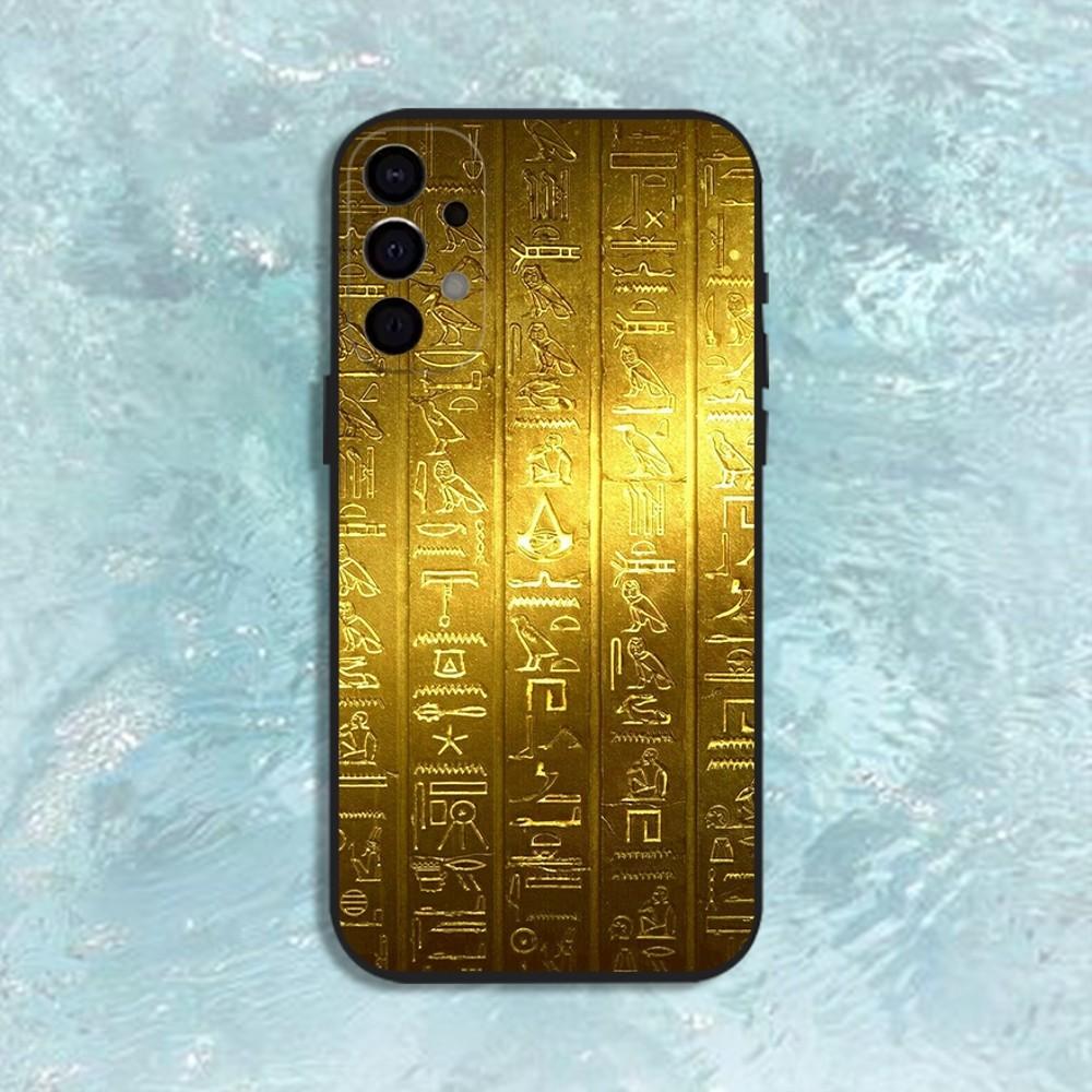 

Арт A-Древний E-Египет Чехол для телефона Samsung S25, S24, S21, S22, S23, S30, Ultra, S20, Plus, Fe, Lite, Note, 10, 9, 5G Черный чехол Samsung S21 s305G