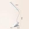 LED Double-headed Reading Table Lamp with Clip Touch Control Dimmable Light Eye Protection Mobile Phone Holder   Led Desk  Lamps
