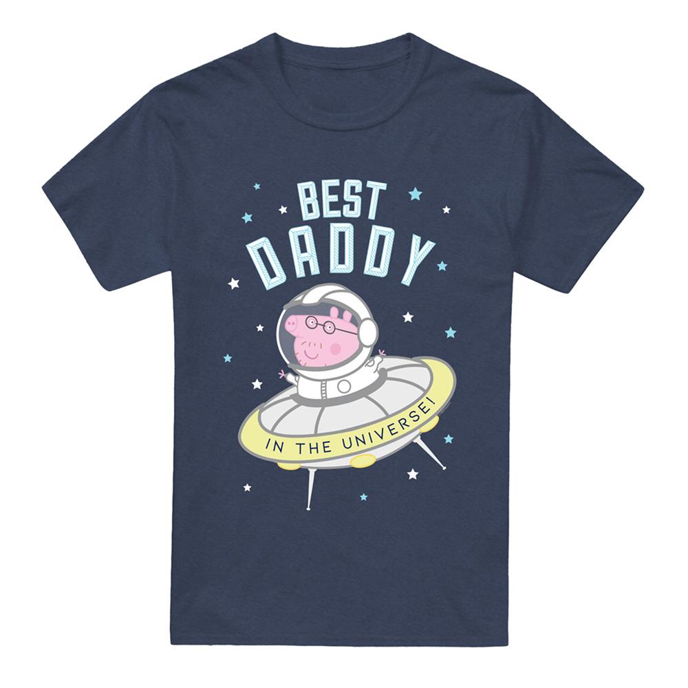 Peppa Pig Unisex Adult Best Daddy Pig In The Universe T-Shirt