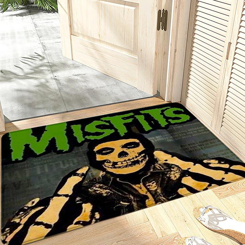 Bedside Foot Rug Welcome Floor Mat for Entryway Misfits Bathroom Hallway Carpet Kitchen Water Adsorbed Rugs Fluffy Home Decor