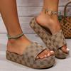 Fashion Women Slippers 2025 New Summer Fashion Platform Sandals Thick Sole Solid Color Slippers Party Beach Women Shoes Slides Women