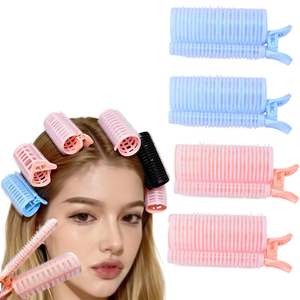 Bangs Curling Irons Lazy Hair Rollers Fluffy Styling Clips Fluffy Hairpin Curling Bangs Clips Traceless Hair Top Root Rollers