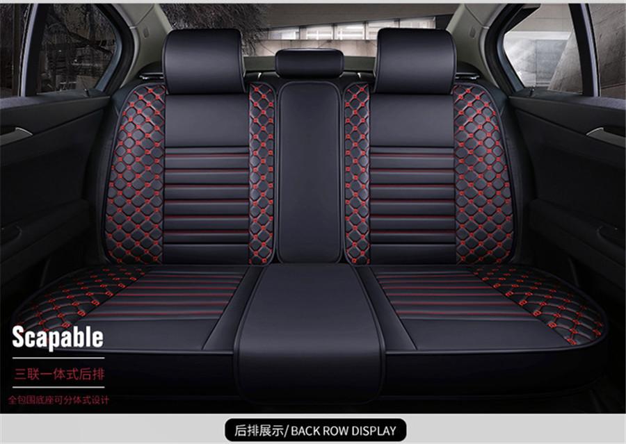 Pu Leather Car Seat Covers For KIA All Models Rio K2/3/4 Cerato Sportage Cars Cushion Auto Accessories Car-styling...