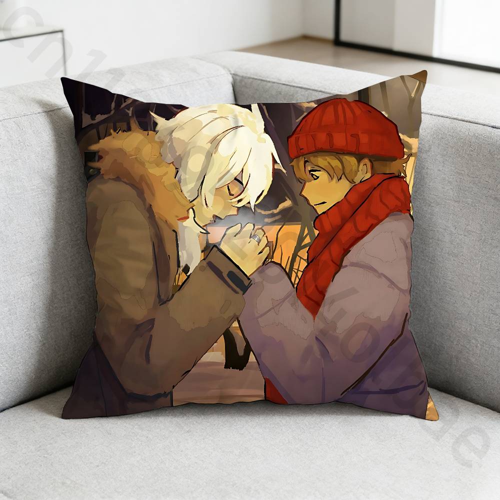 The Promise Of Hope Anime Pillowcase Casual Style Decoration Suitable for Home Decoration Excluding Pillow Core