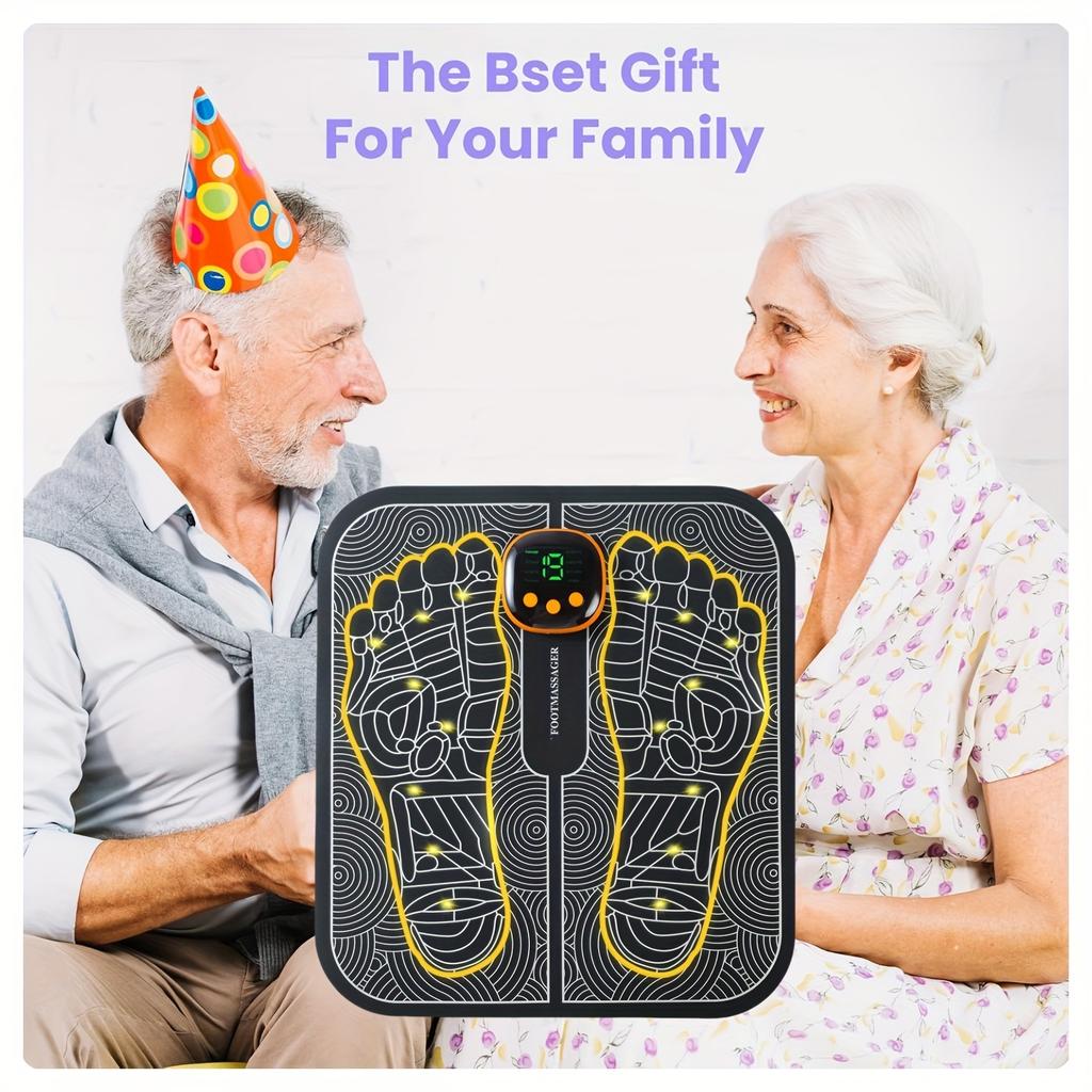 Ayak Masaj Aleti - USB Şarjlı 8 Modlu Taşınabilir Bacak Masaj Aleti - Ayak ve Bacak Kasları İçin Derin Doku Rahatlaması - Etkili Kas Kurtarma