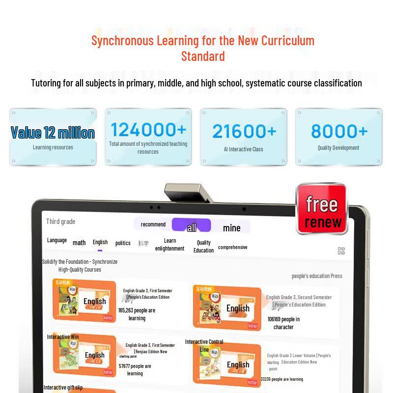 Readboy C35 Pro 12.35-inch Eye-Protection Student Learning Tablet (CN Version)