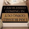 Welcome Doorstep Mat Fun Text Home Decoration Floor Mat Living Room Bedroom Entrance Farmhouse Anti Slip Door Mat