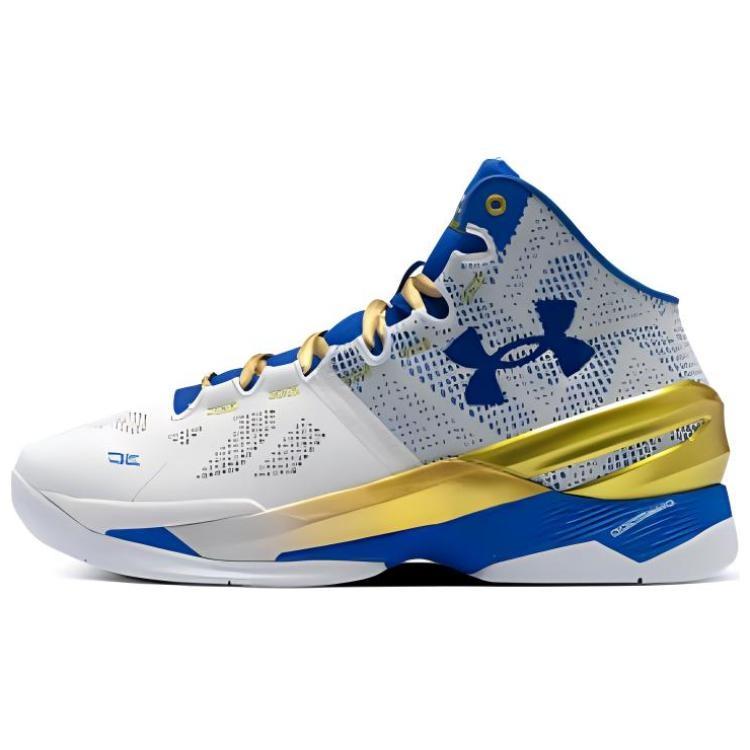 Under Armour Curry 2 NM White Yellow Blue Men s 3027361-100 EU 41