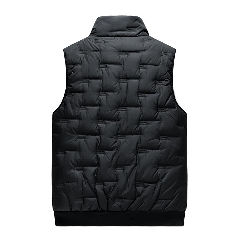 Men's Urban Plus Size Warm Vest - Fashionable European & American Style
