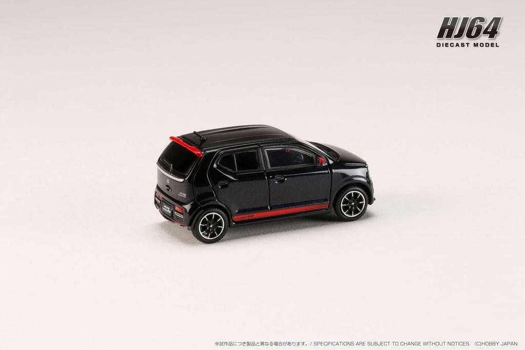 Hobby Japan HJ64 164 Suzuki Alto Turbo RS (HA36S) Bluish Black Pearl 3 Finished Product